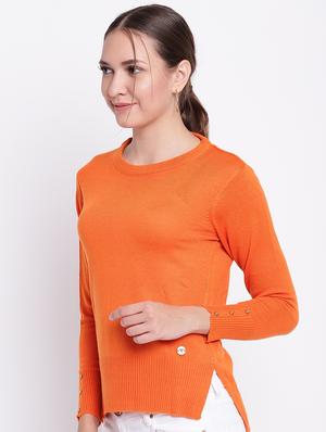 high-low woolen pullover - 15476463 - Standard Image - 2