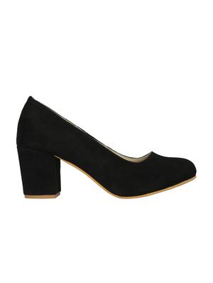 black slip on pumps - 15477248 - Standard Image - 2
