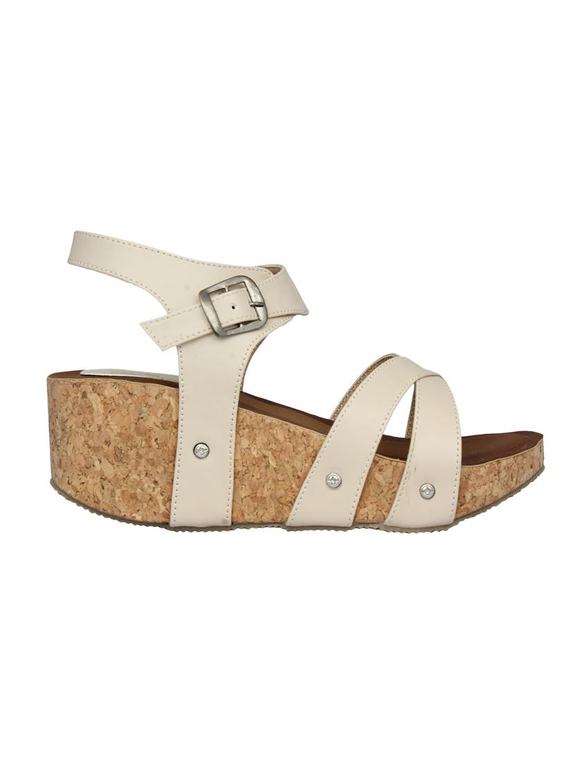 beige platforms wedges - 15477257 - Zoom Image - 2