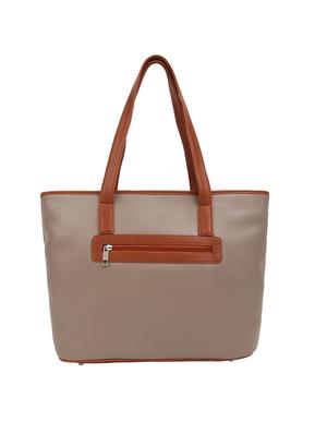 grey leatherette (pu) regular handbag - 15477461 - Standard Image - 2