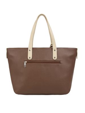 brown leatherette (pu) regular handbag - 15477469 - Standard Image - 2