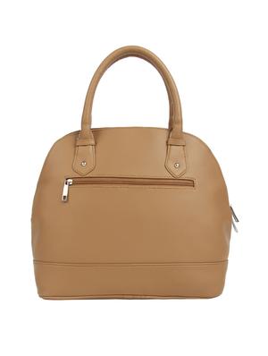tan leatherette (pu) regular handbag - 15477534 - Standard Image - 2