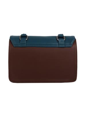 blue leatherette (pu) regular sling bag - 15477575 - Standard Image - 2