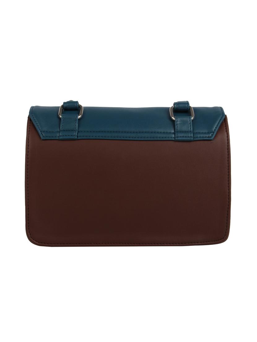 blue leatherette (pu) regular sling bag - 15477575 - Zoom Image - 2