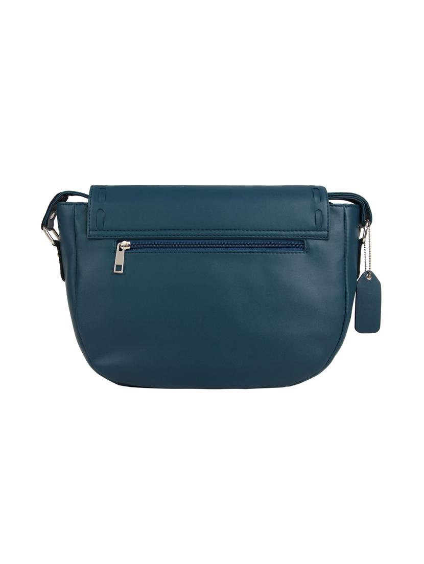 blue leatherette (pu) regular sling bag - 15477577 - Zoom Image - 2
