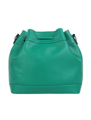 green leatherette (pu) regular sling bag - 15477594 - Standard Image - 2