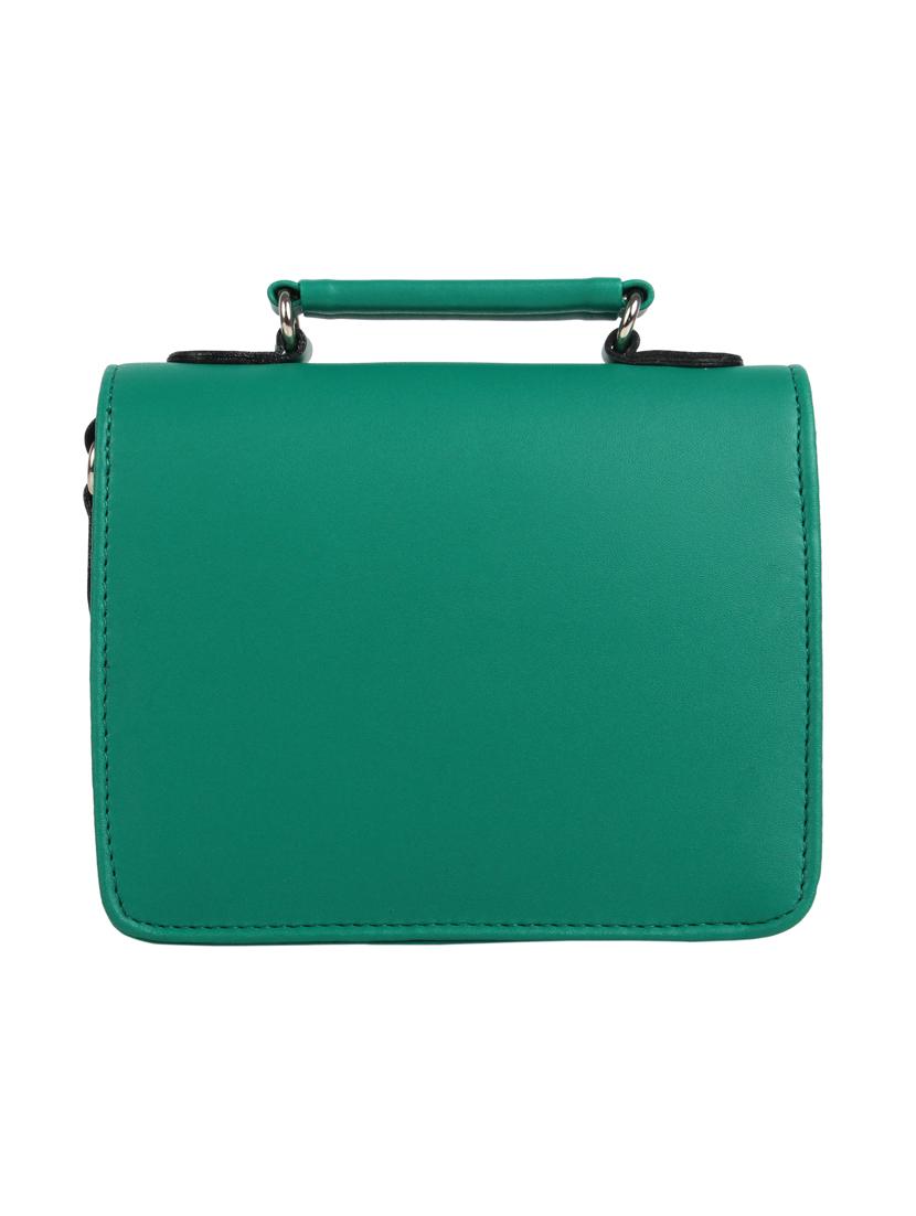 green leatherette (pu) regular sling bag - 15477605 - Zoom Image - 2