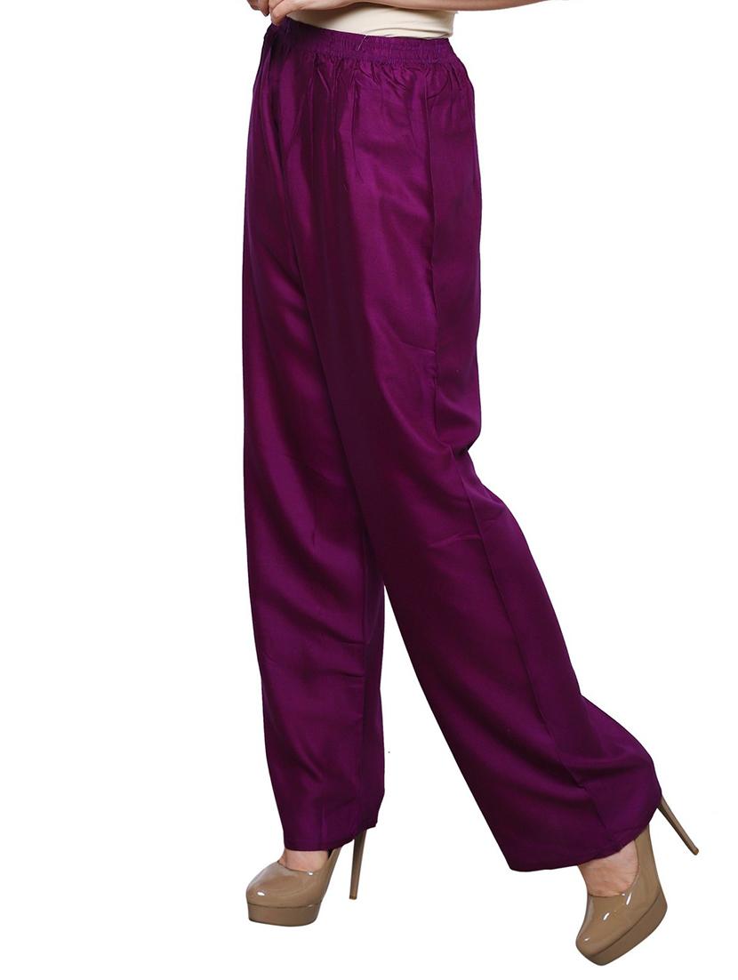elasticated waist flared palazzo - 15477615 - Zoom Image - 2