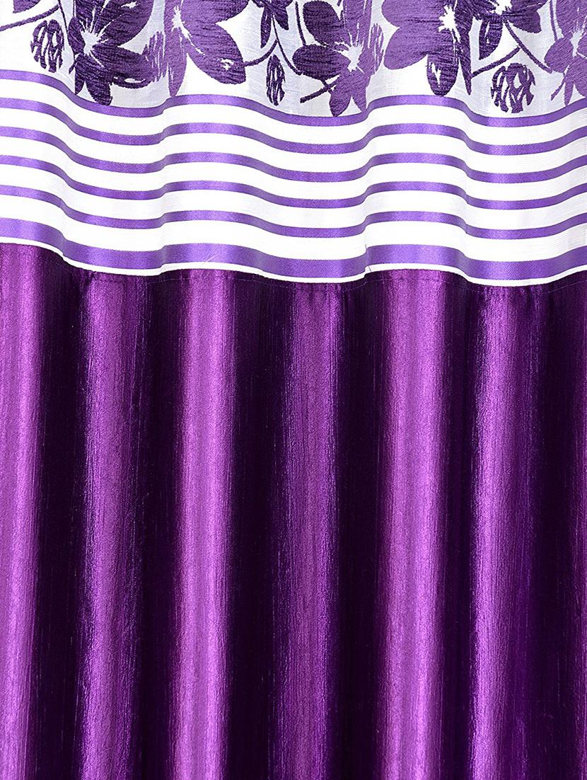 set of 2 polyester long door curtains - 15478387 - Zoom Image - 2