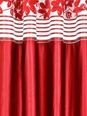set of 2 polyester long door curtains - 15478394 - Standard Image - 2