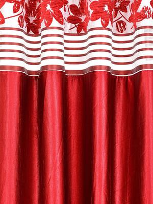 set of 2 polyester long door curtains - 15478395 - Standard Image - 2