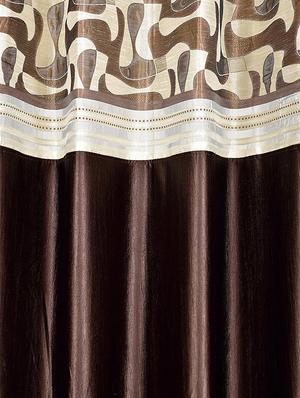 set of 2 polyester long door curtains - 15478412 - Standard Image - 2