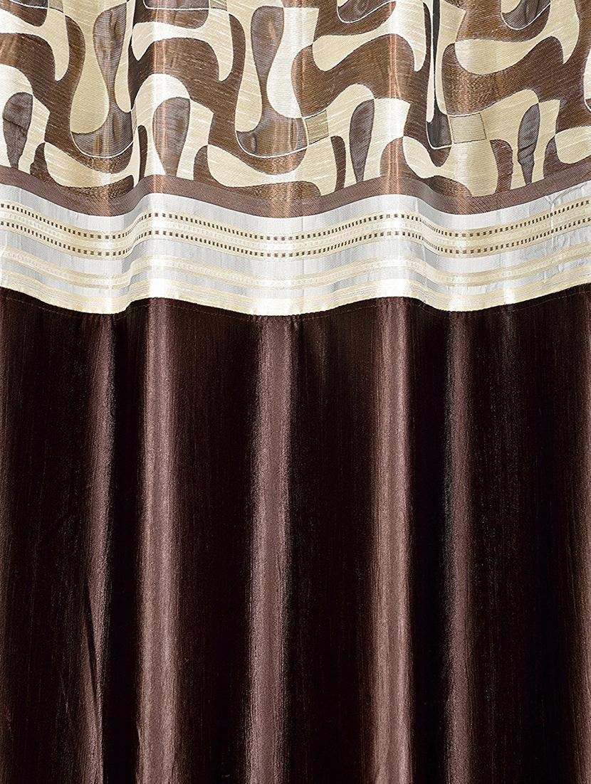 set of 2 polyester long door curtains - 15478412 - Zoom Image - 2