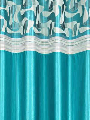set of 2 polyester window curtains - 15478414 - Standard Image - 2