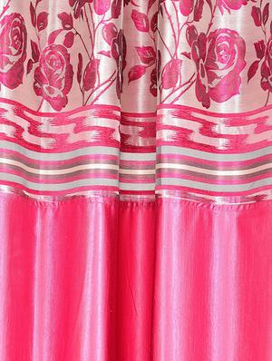 set of 2 polyester long door curtains - 15478443 - Standard Image - 2