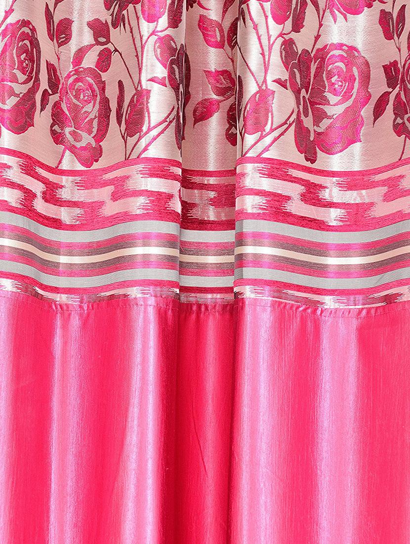 set of 2 polyester long door curtains - 15478443 - Zoom Image - 2