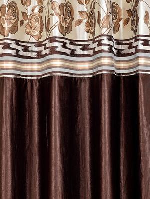 set of 2 polyester long door curtains - 15478448 - Standard Image - 2