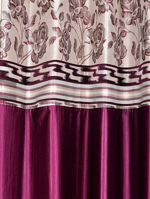 set of 2 polyester long door curtains - 15478465 - Standard Image - 2
