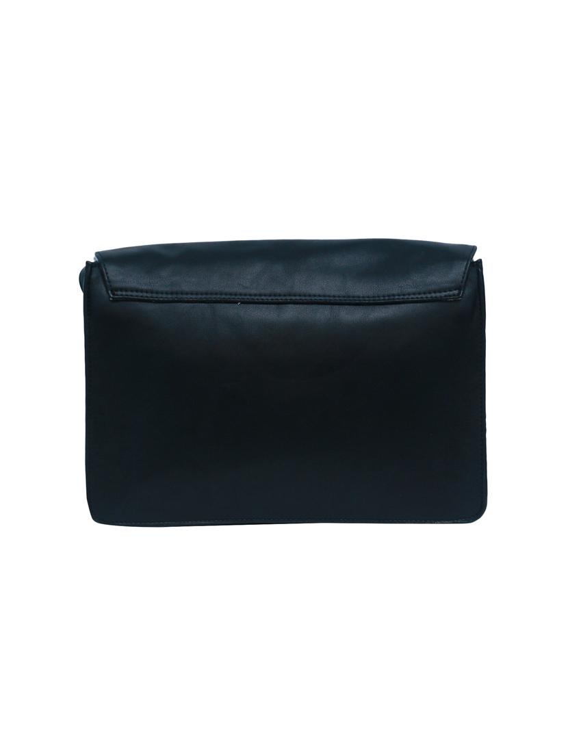 black leatherette (pu) regular sling bag - 15479069 - Zoom Image - 2