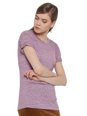 short sleeved melange tee - 15480119 - Standard Image - 2