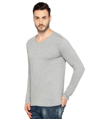 grey cotton t-shirt - 15480506 - Standard Image - 2