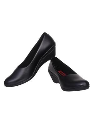 black slip on wedges - 15481136 - Standard Image - 2
