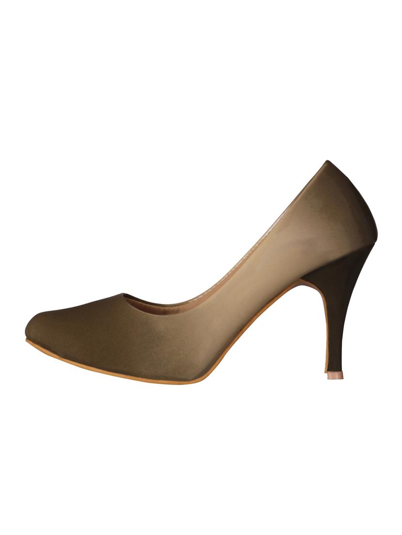 brown platforms pumps - 15481165 - Zoom Image - 2