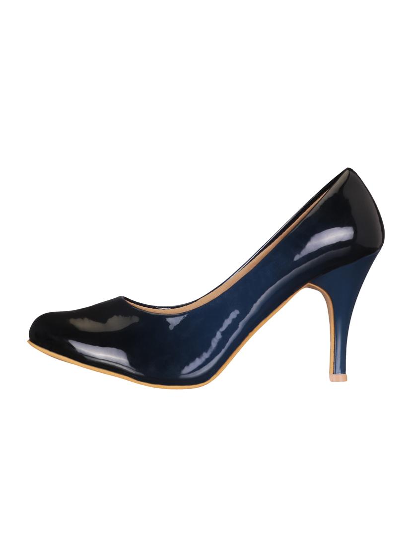 navy platforms pumps - 15481166 - Zoom Image - 2