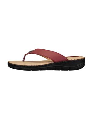 maroon toe separator sandals - 15481193 - Standard Image - 2