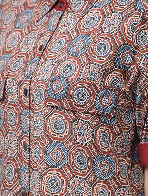 straight printed kurta - 15482767 - Standard Image - 5