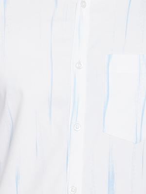 white printed casual shirt - 15483182 - Standard Image - 5