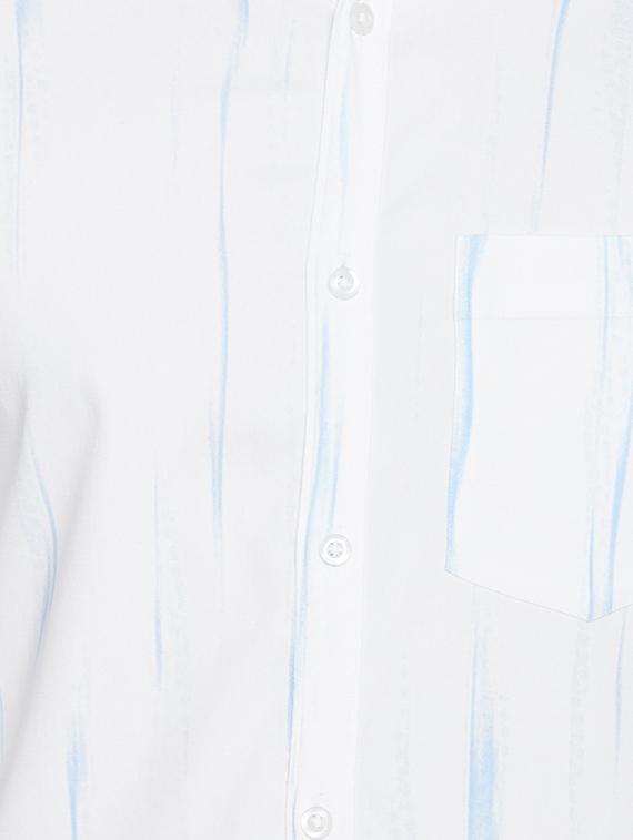 white printed casual shirt - 15483182 - Zoom Image - 5