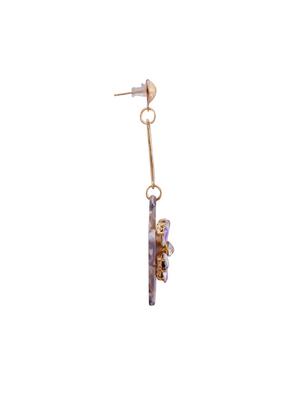 grey gold tone stone earrings - 15483243 - Standard Image - 2