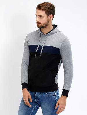 grey cotton sweatshirt - 15483401 - Standard Image - 2