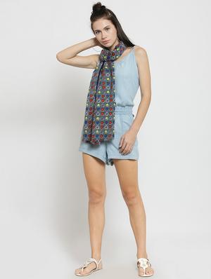 frayed hem wool stole - 15483547 - Standard Image - 2