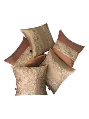 jacquard design set of 5 cushion covers - 15483614 - Standard Image - 2
