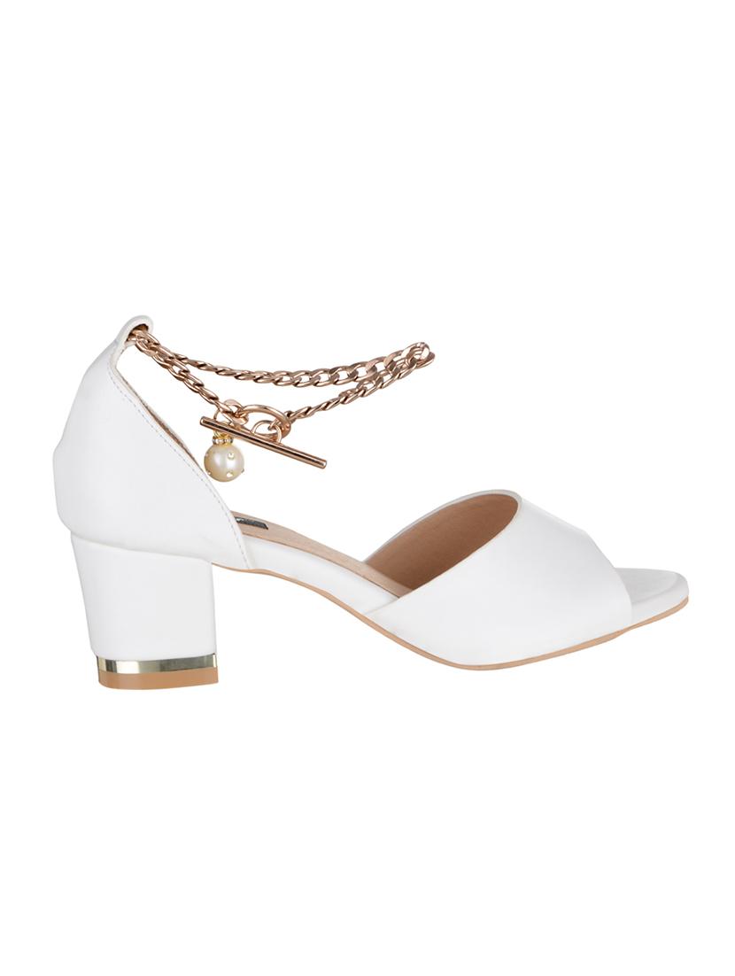 white ankle strap sandals - 15483662 - Zoom Image - 2