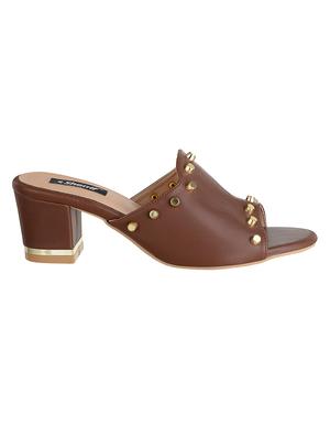 brown slip on sandals - 15483668 - Standard Image - 2