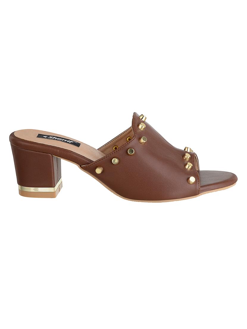 brown slip on sandals - 15483668 - Zoom Image - 2