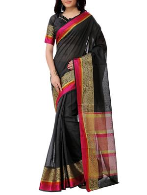 set of 2 zari bordered saree with blouse - 15484252 - Standard Image - 2