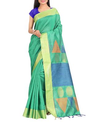 set of 2 zari bordered saree with blouse - 15484464 - Standard Image - 2