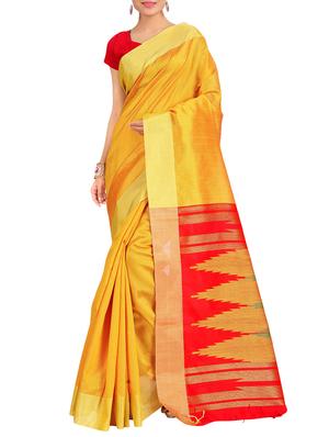 set of 2 zari bordered saree with blouse - 15484500 - Standard Image - 2