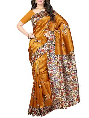 (set of 2) multicolor silk blend printed saree combo with blouse - 15484758 - Standard Image - 2