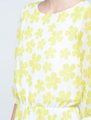 round neck printed maxi dress - 15486019 - Standard Image - 5