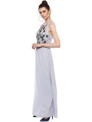 sheer back panel embellished maxi dress - 15486320 - Standard Image - 2