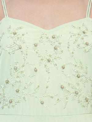 mint green embellished maxi dress - 15486354 - Standard Image - 5