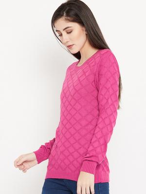 checkered woolen pullover - 15486643 - Standard Image - 2