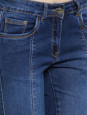 embellished stone washed jeans - 15486865 - Standard Image - 5