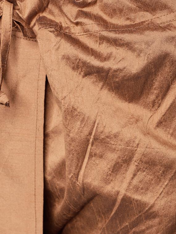 brown polyester dhoti - 15487732 - Zoom Image - 5
