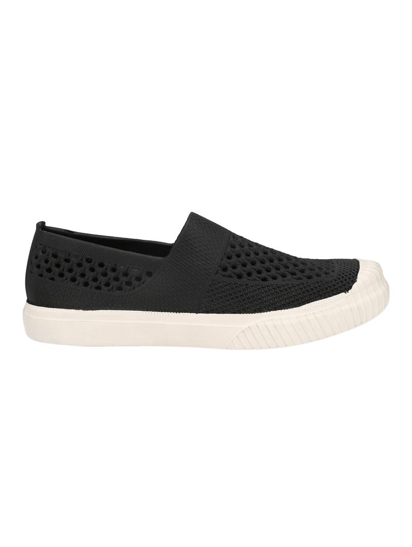 black Rubber casual slip ons - 15488594 - Zoom Image - 2